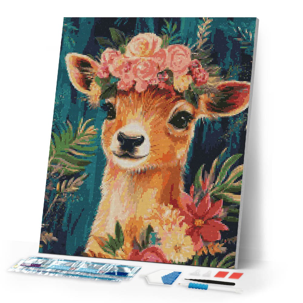 Diamond Painting - Floral Fawn