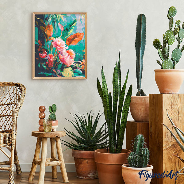 Diamond Painting - Jungle Blossoms