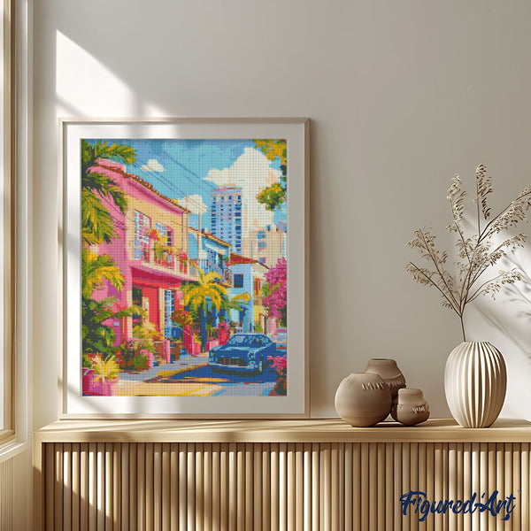 Diamond Painting - Colorful Street