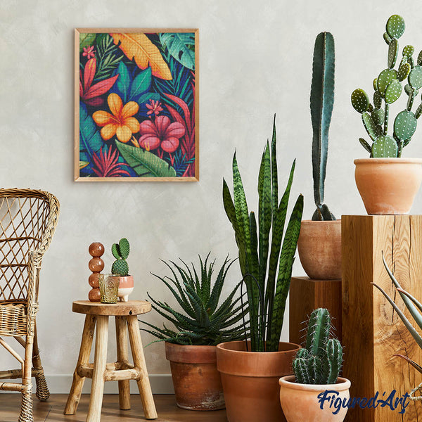 Diamond Painting - Tropical Pattern