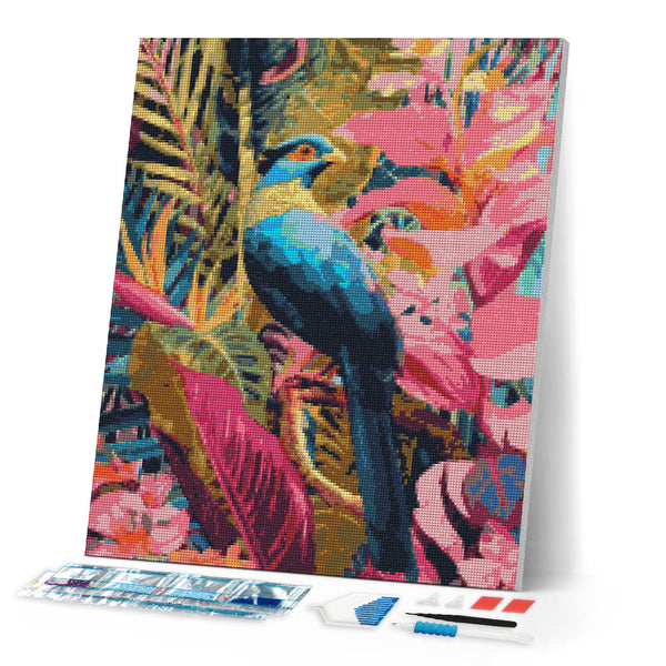 Diamond Painting - Tropical Blue Bird