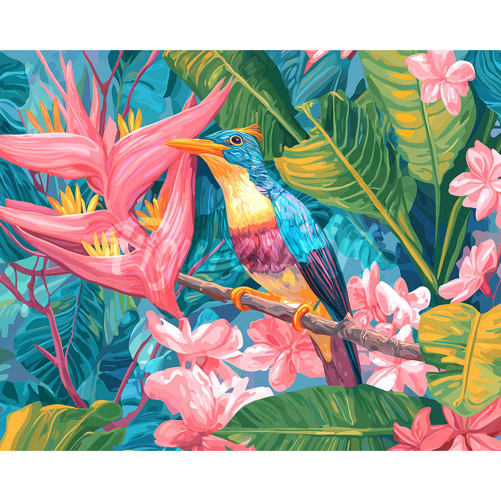 Diamond Painting - Tropical Jungle Bird