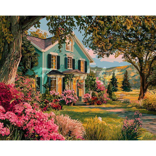 Diamond Painting - Blooming Garden Porch