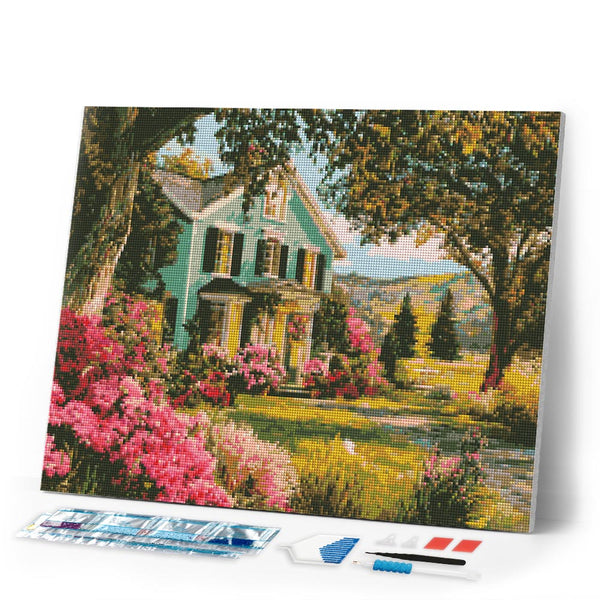 Diamond Painting - Blooming Garden Porch