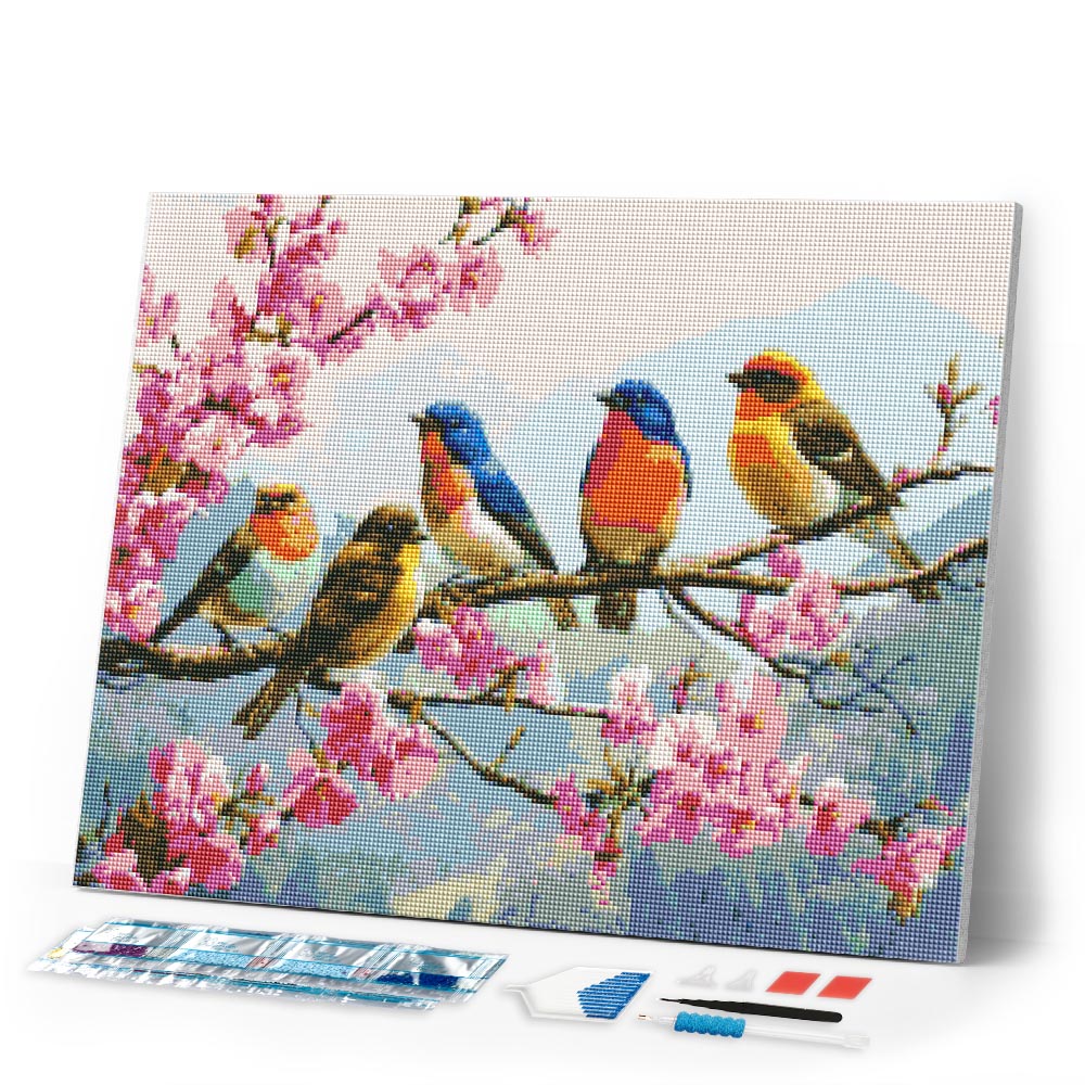 Diamond Painting - The Band of Songbirds