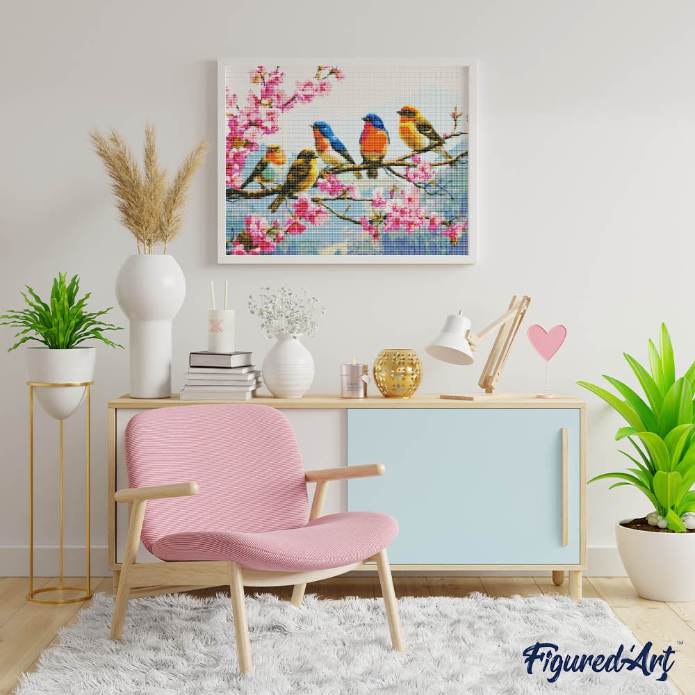 Diamond Painting - The Band of Songbirds