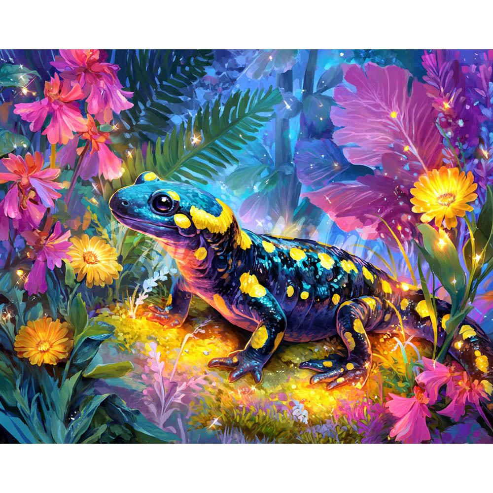 Diamond Painting - Polka Dot Salamander