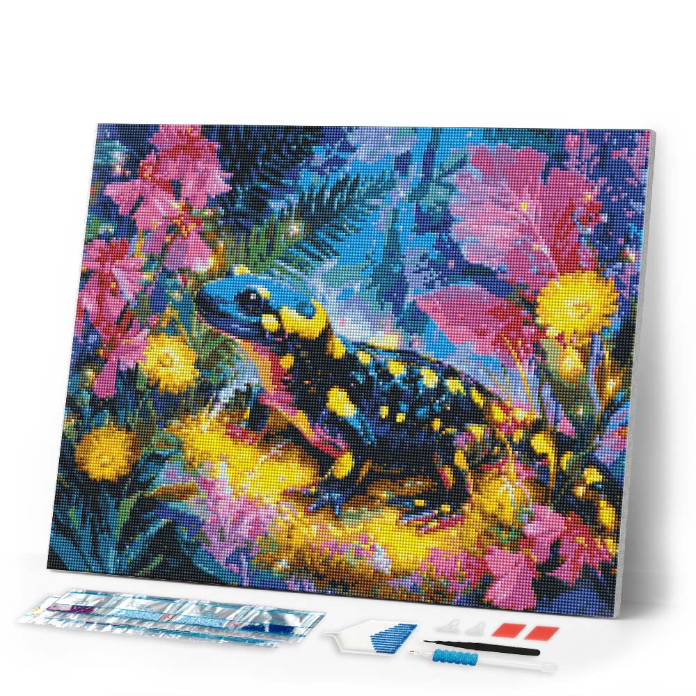 Diamond Painting - Polka Dot Salamander