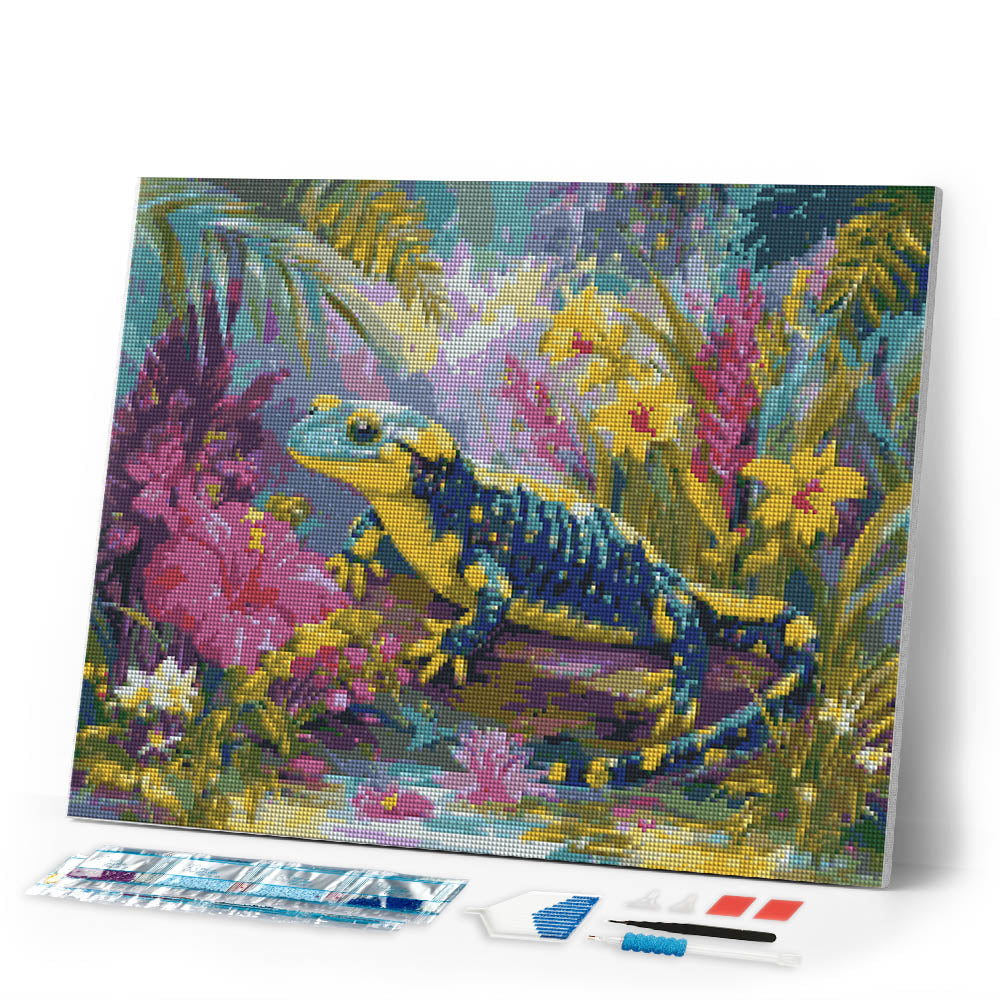 Diamond Painting - Happy Salamander