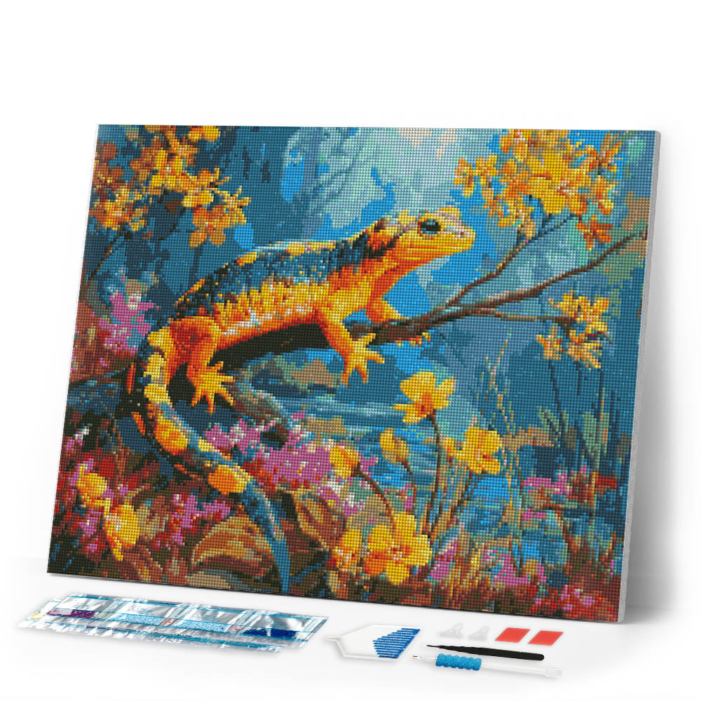 Diamond Painting - Golden Salamander