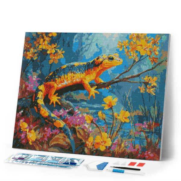 Diamond Painting - Golden Salamander