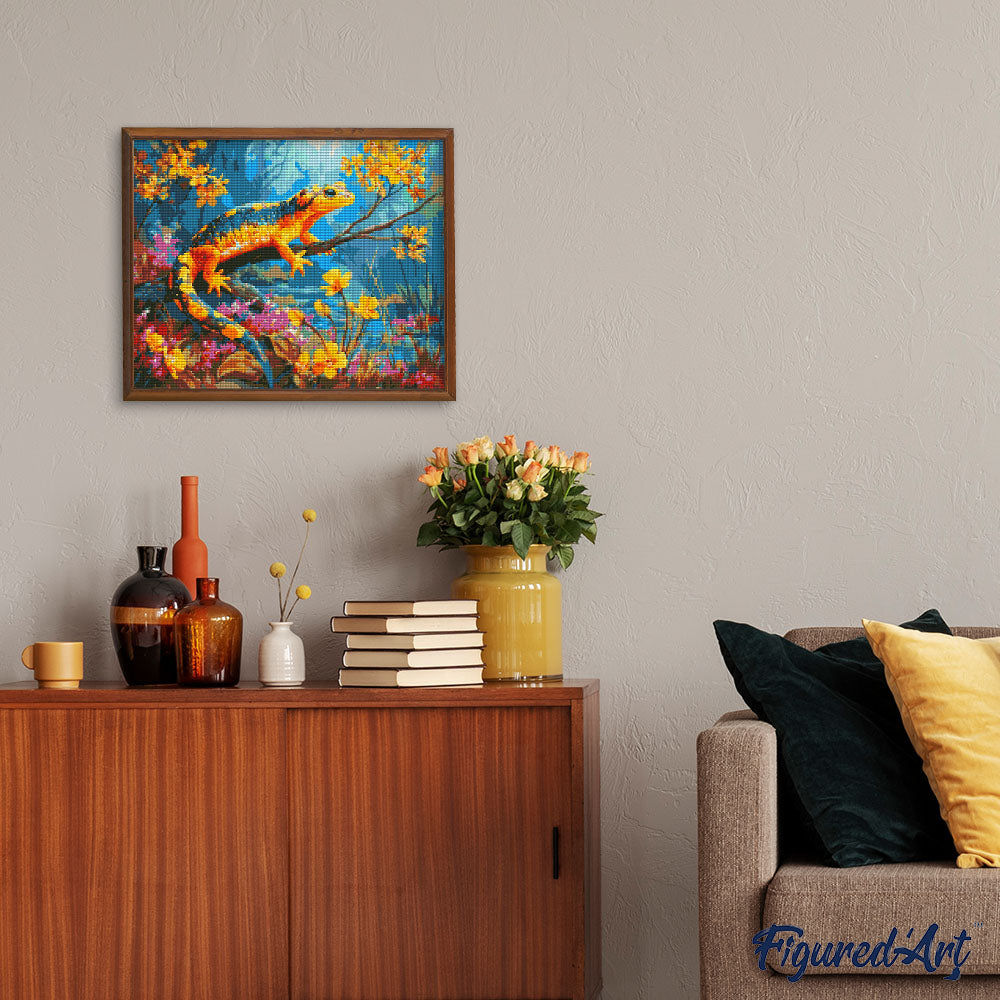 Diamond Painting - Golden Salamander