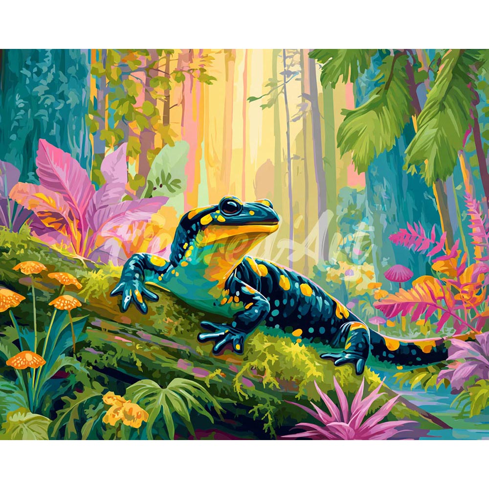 Diamond Painting - Woodland Salamander