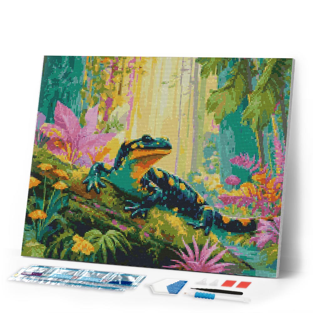 Diamond Painting - Woodland Salamander