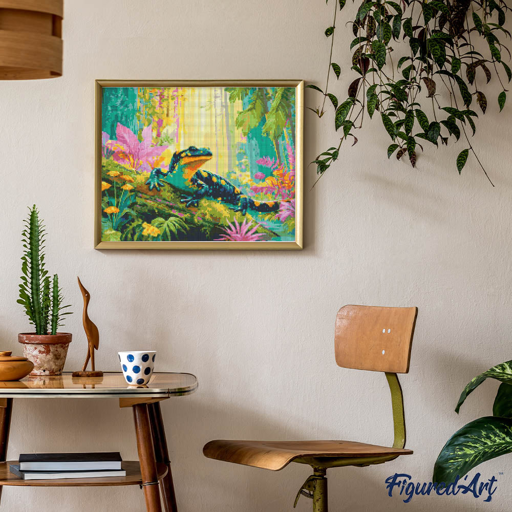 Diamond Painting - Woodland Salamander