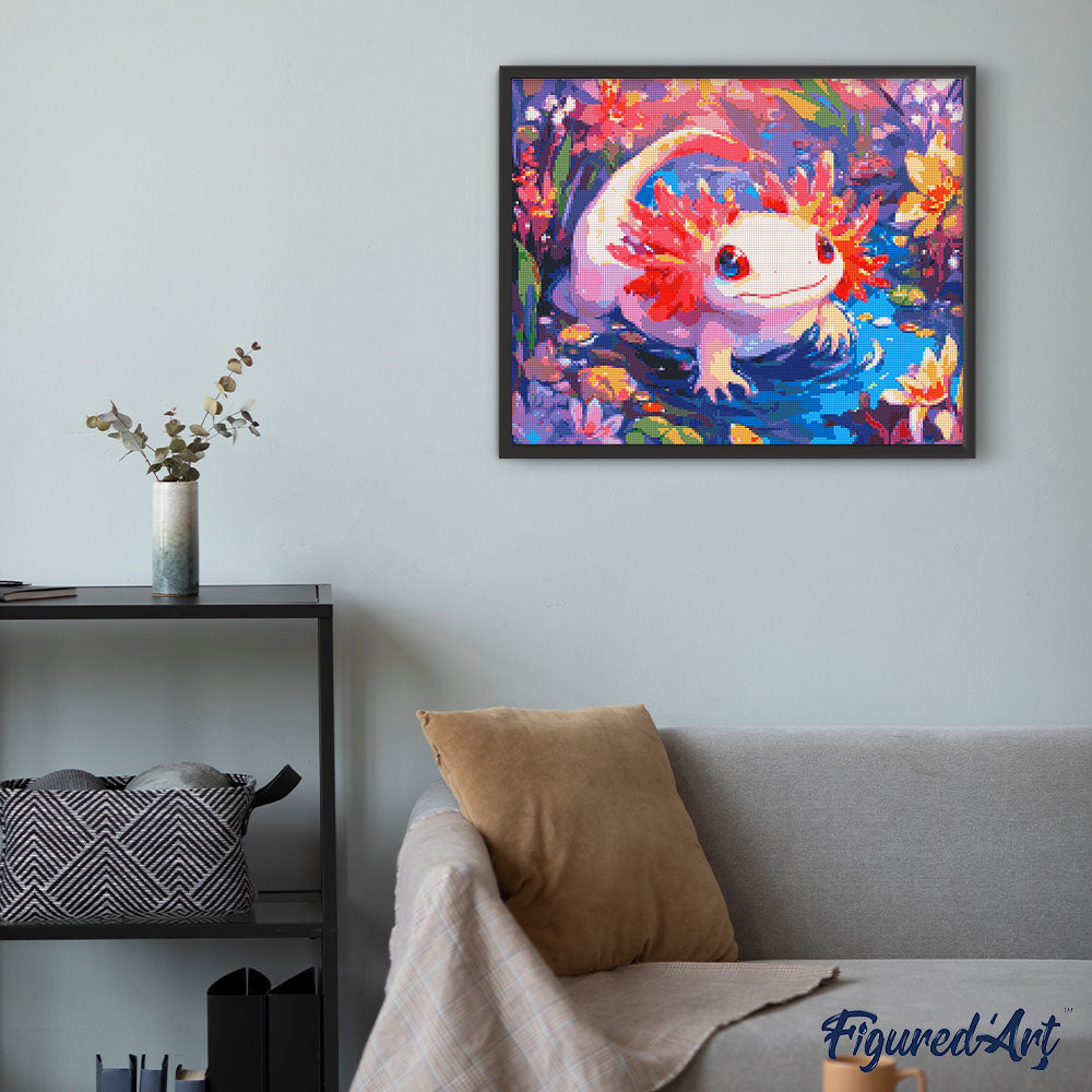 Diamond Painting - Cute Axolotl