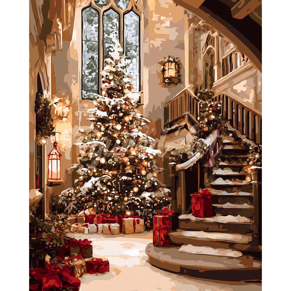 Diamond Painting - Grand Christmas Hall