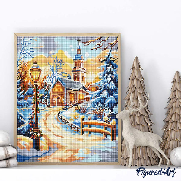 Diamond Painting - Path to the Chapel