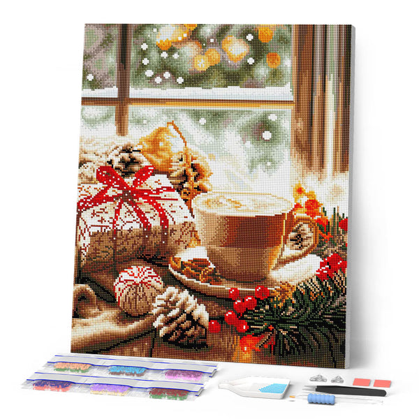 Diamond Painting - Holiday Coffee Time