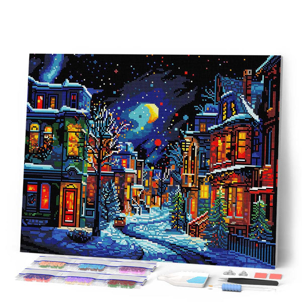 Diamond Painting - Crescent Over Winter