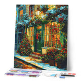 Diamond Painting - Festive Green Door