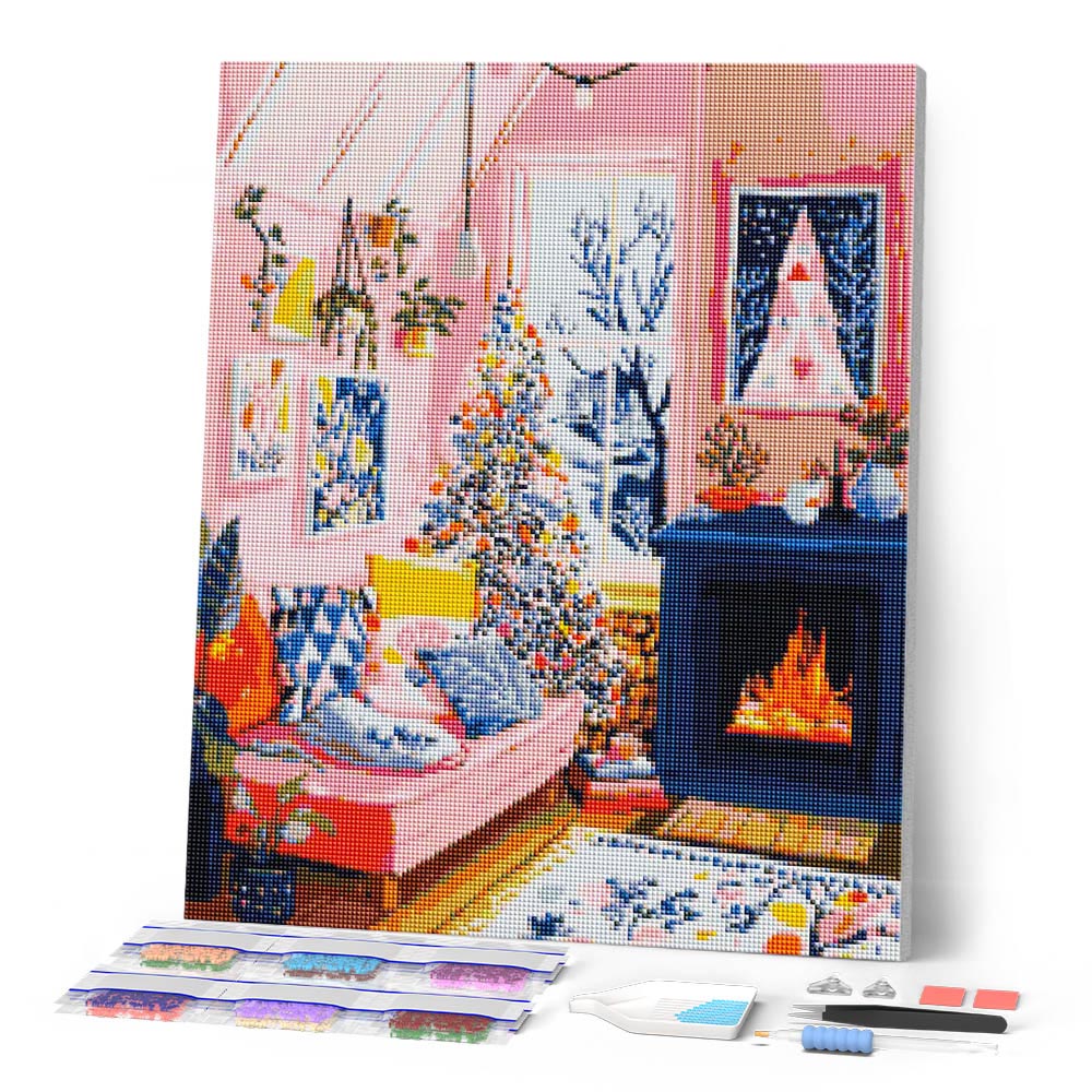 Diamond Painting - Artistic Holiday Corner