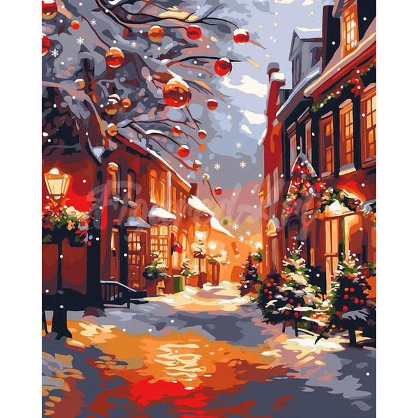 Diamond Painting - Golden Hour Christmas