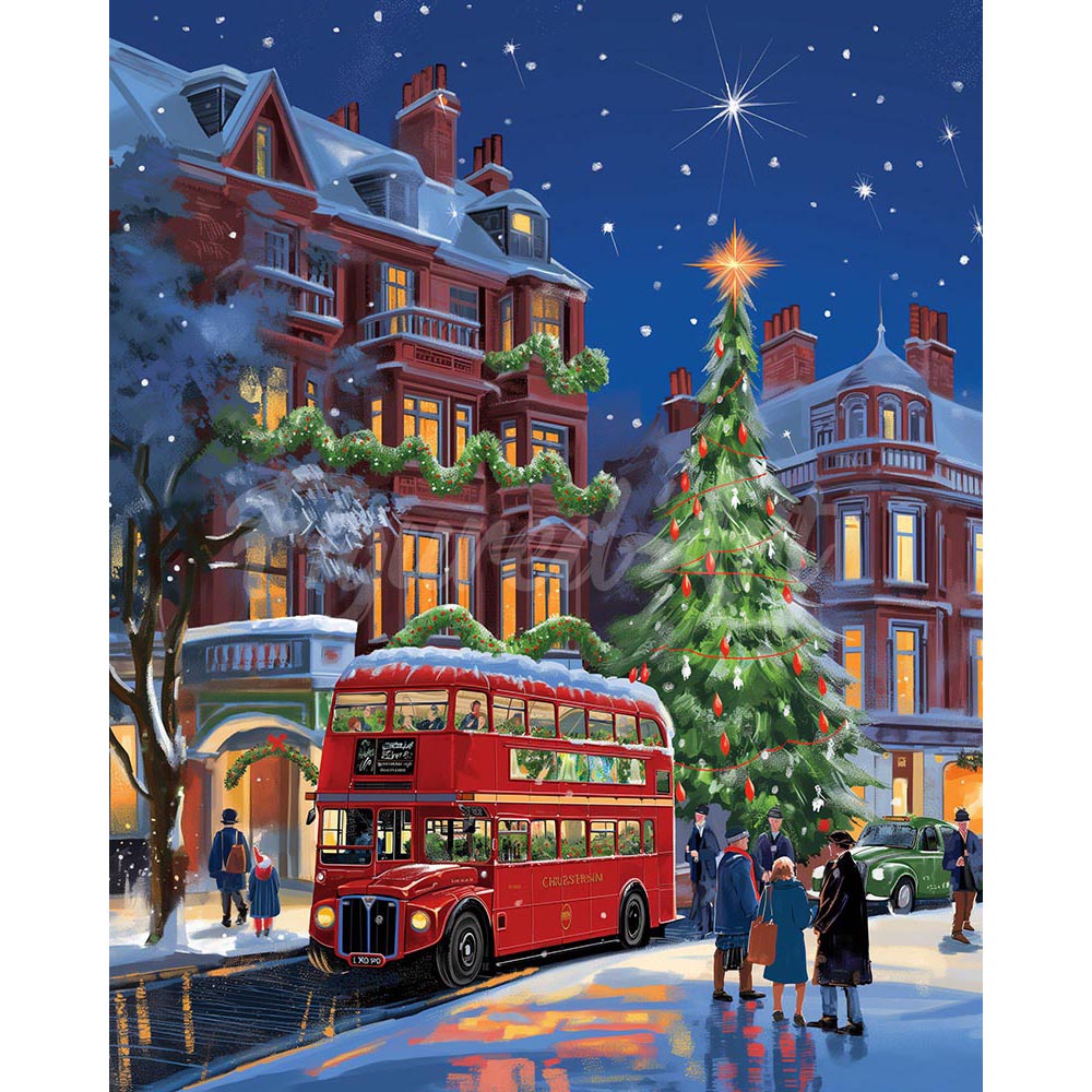Diamond Painting - London Christmas Street