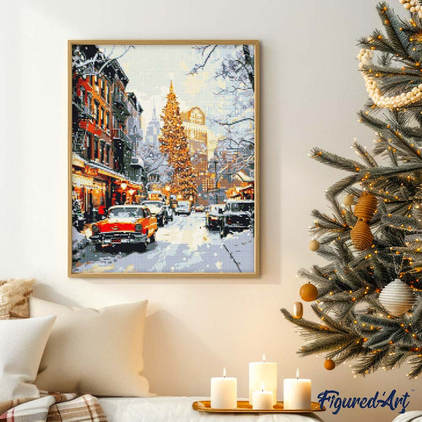 Diamond Painting - New York Winter Street