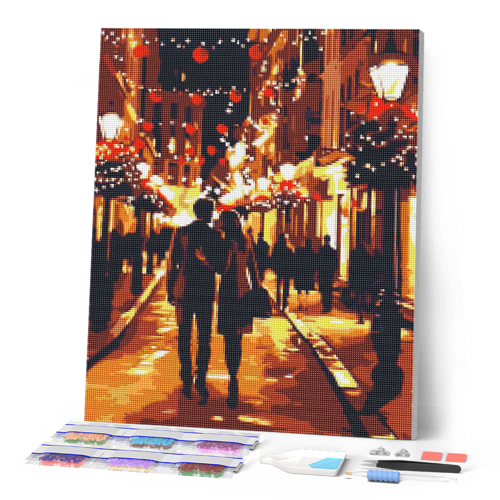 Diamond Painting - Romantic Christmas Night