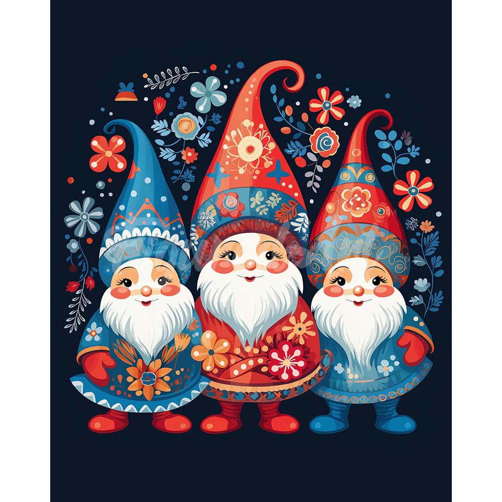Diamond Painting - Gnome Trio