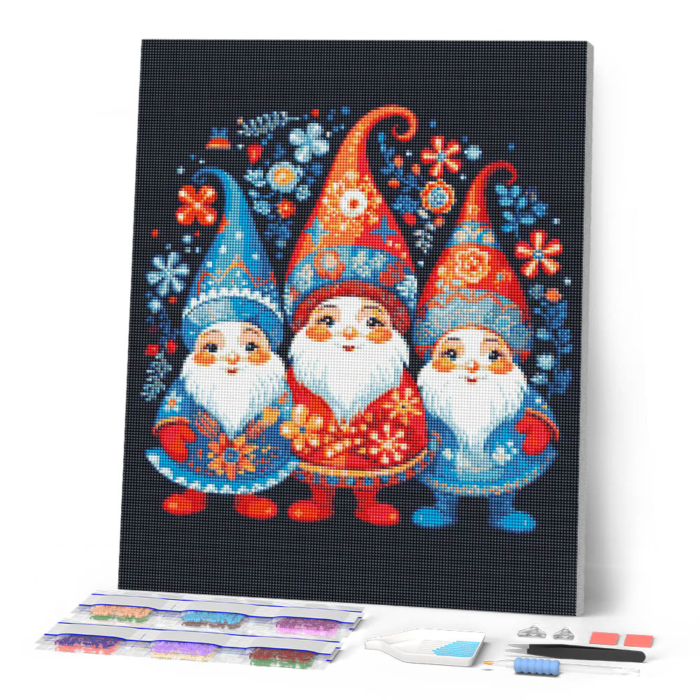 Diamond Painting - Gnome Trio