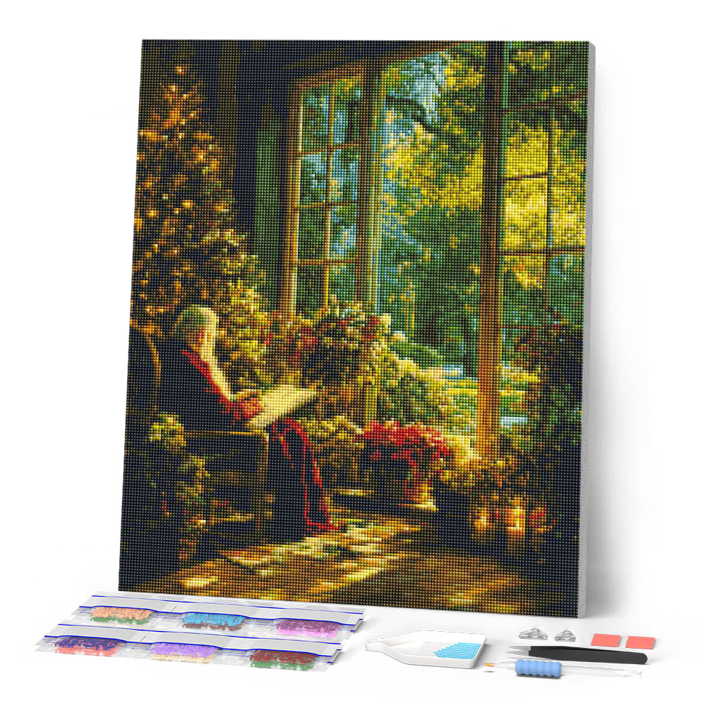 Diamond Painting - Santa's Quiet Time