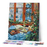 Diamond Painting - Cozy Winter in Bed