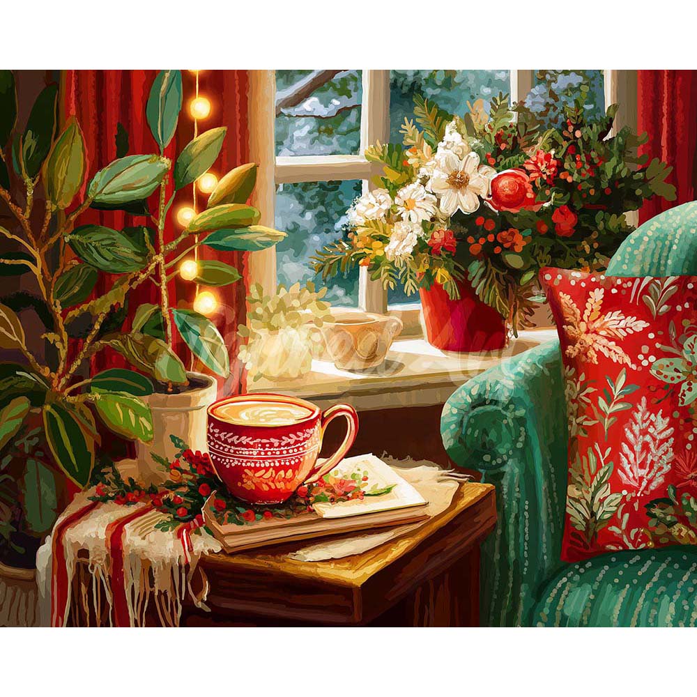 Diamond Painting - Holiday Coffee Corner