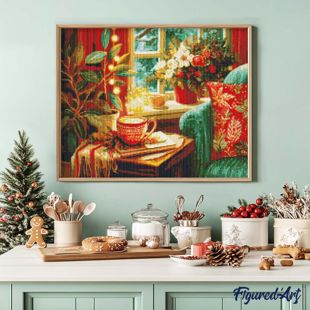 Diamond Painting - Holiday Coffee Corner