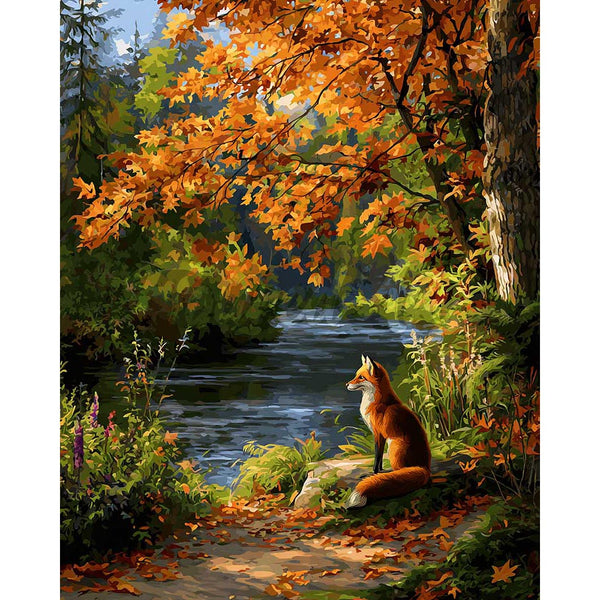 Diamond Painting - Red Fox by River