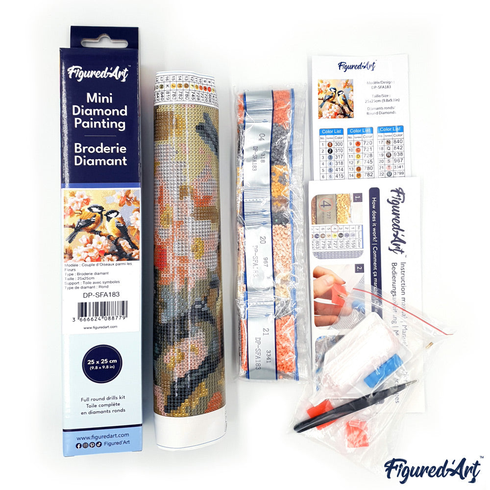 Mini Diamond Painting 10"x10" - Charming Little Witch