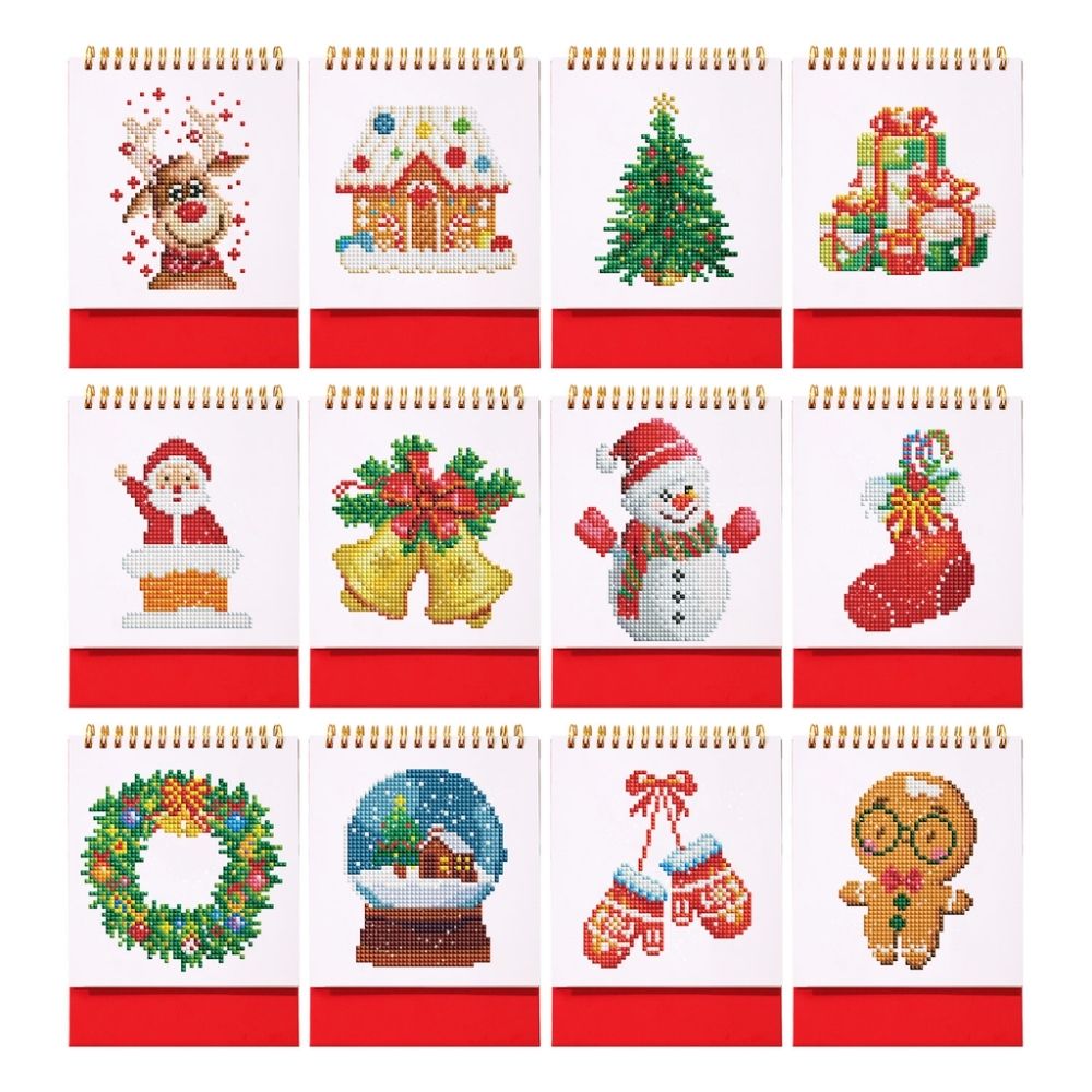 Diamond Painting Calendar 2026 - Christmas Icons