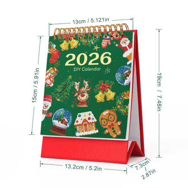 Diamond Painting Calendar 2026 - Christmas Icons