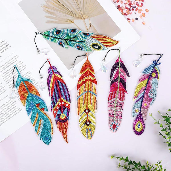 Diamond Art 6x Bookmark Feather