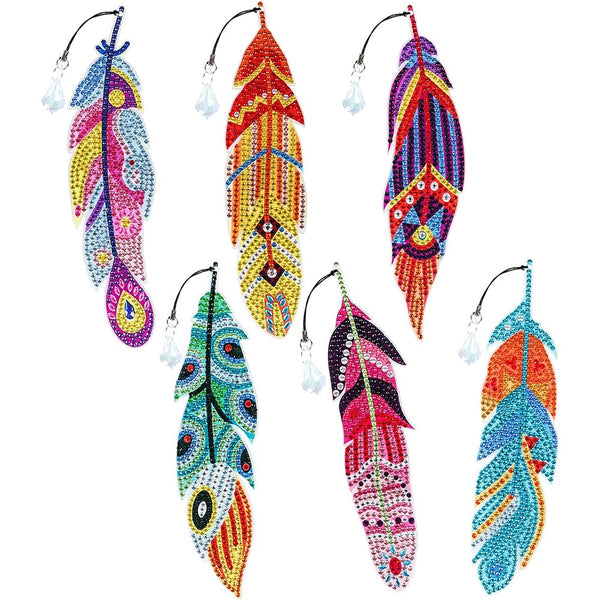 Diamond Art 6x Bookmark Feather