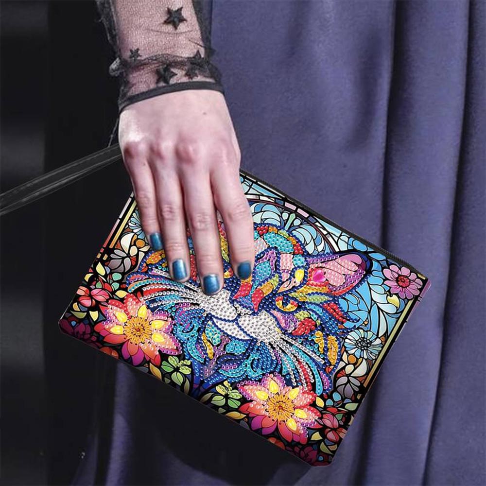 Diamond Painting Wrist Bag Cat