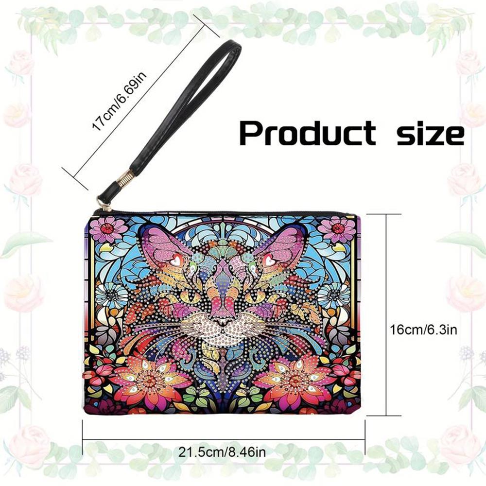Diamond Painting Wrist Bag Cat
