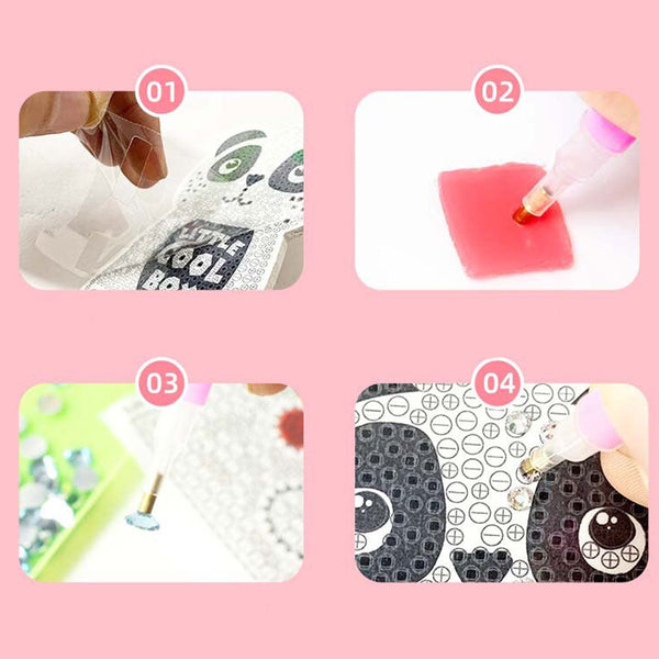 Diamond Painting Phone Holder Little Cool Boy