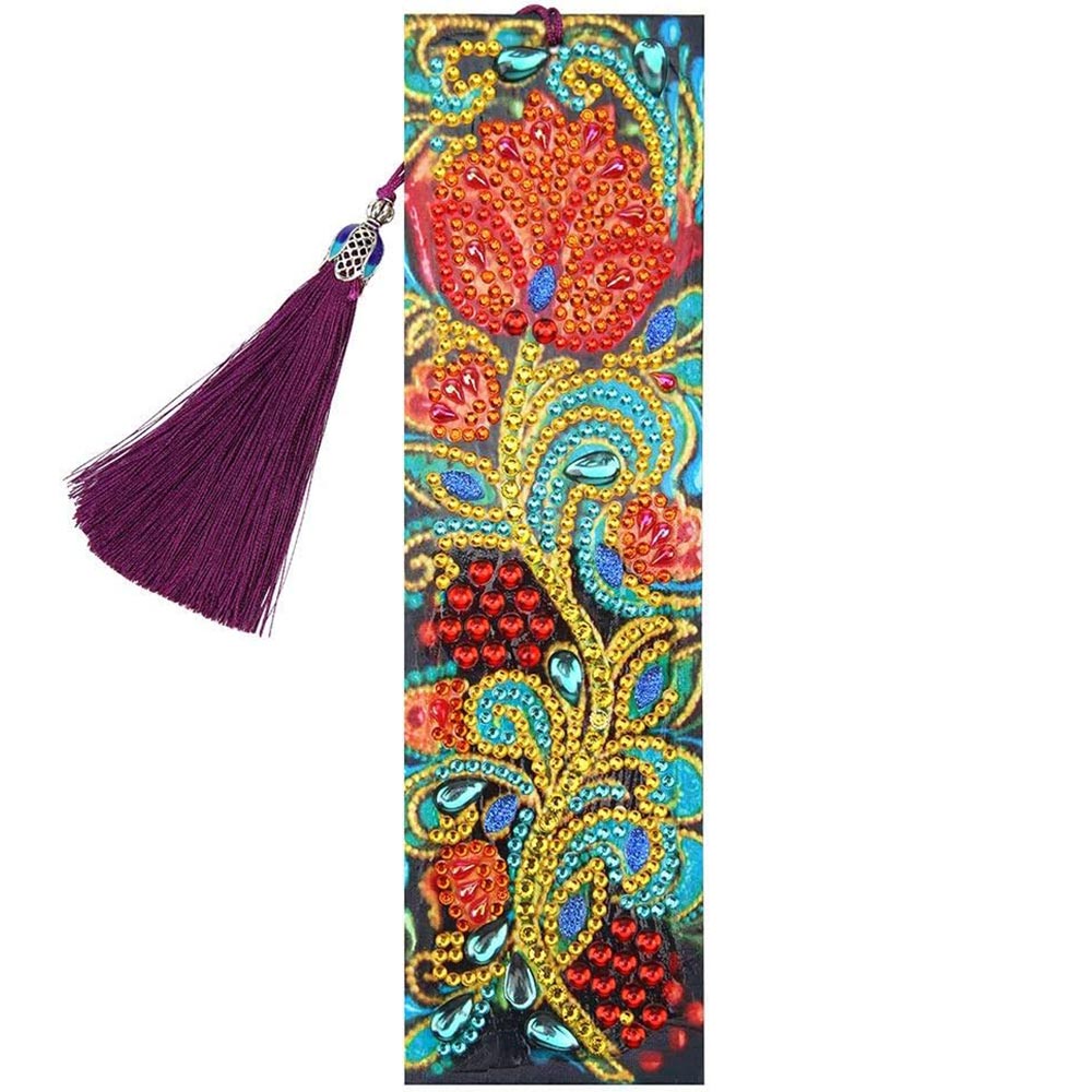 Diamond Painting Bookmark Flower