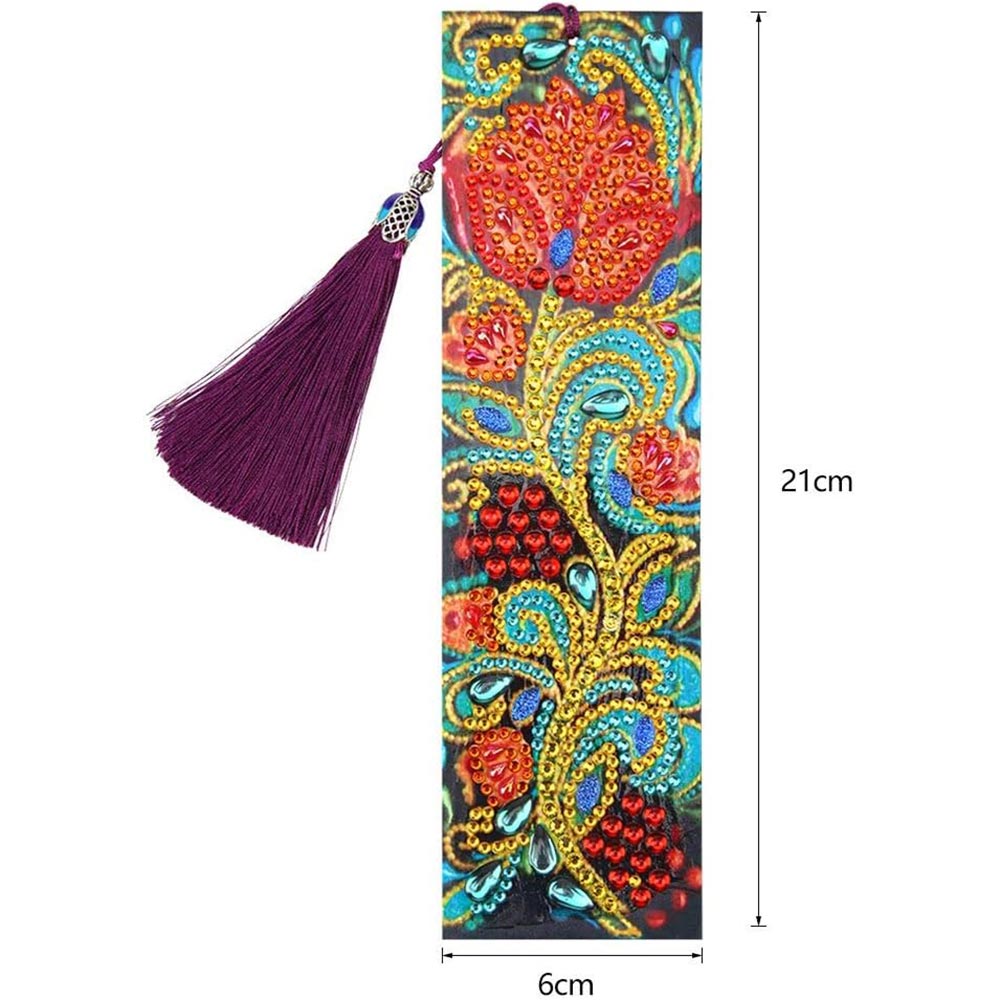 Diamond Painting Bookmark Flower