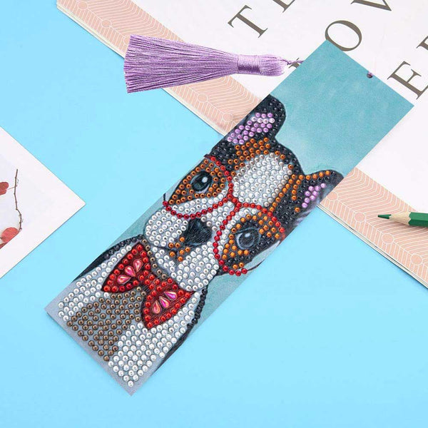 Diamond Painting Bookmark Dog