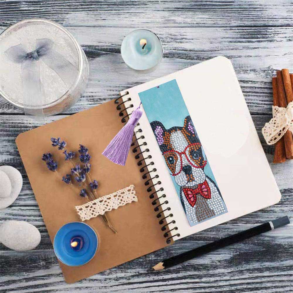 Diamond Painting Bookmark Dog