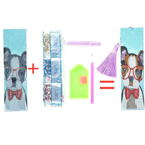 Diamond Painting Bookmark Dog